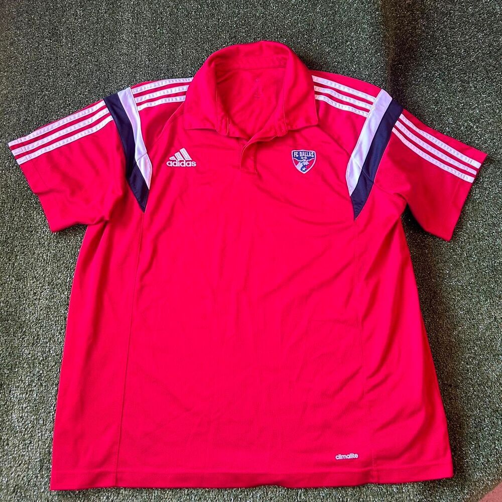 Adidas Men's Red Polo-shirts